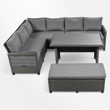 7 - Person Outdoor Seating Group with Cushions