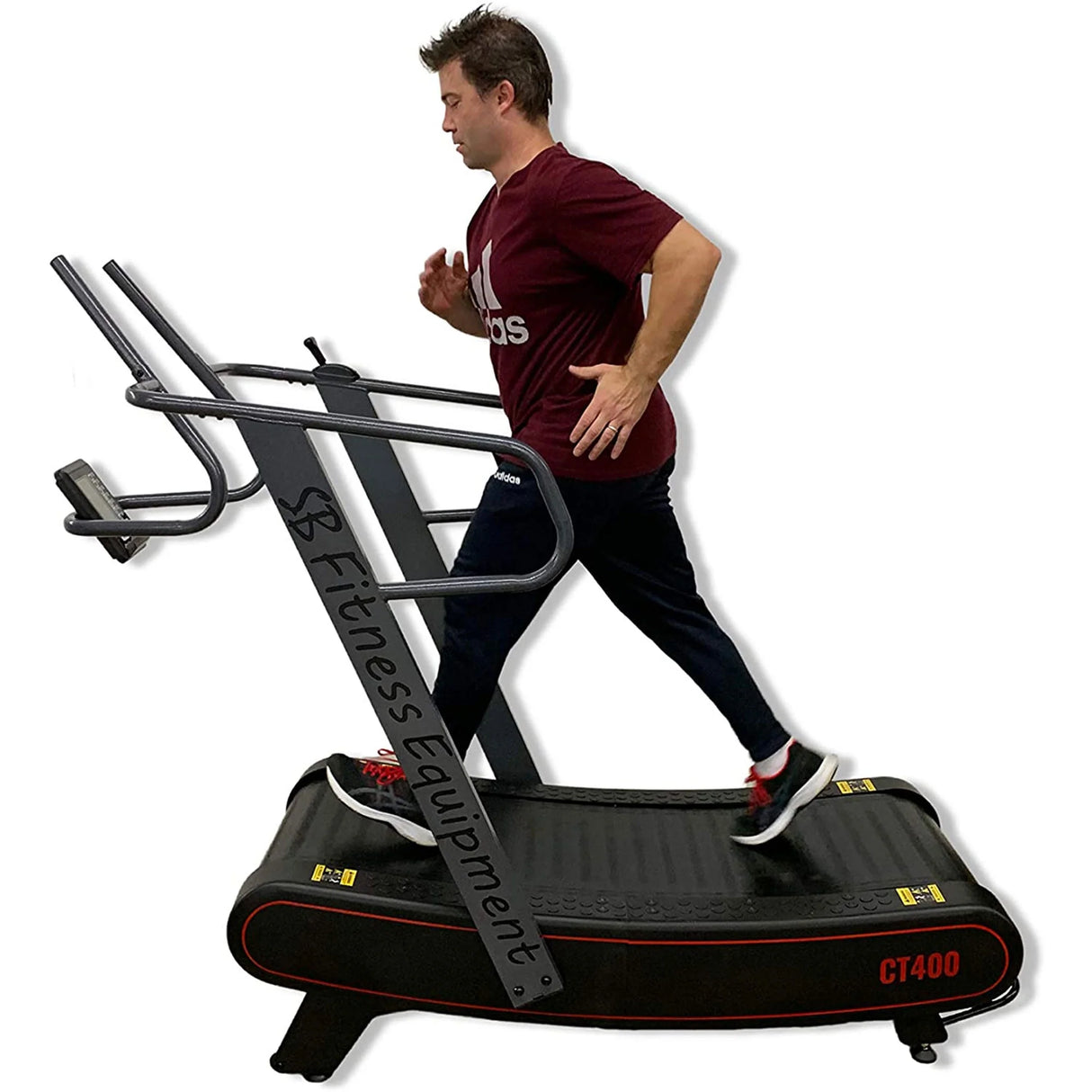 SB Fitness Equipment CT400 Self Generated Curved Commercial Treadmill