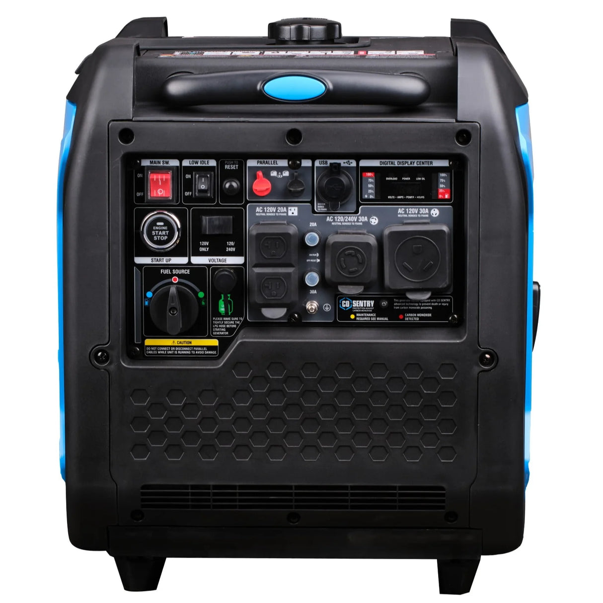 7,250 Watt Super Quiet Dual Fuel Inverter Generator with CO Alert and Remote Start