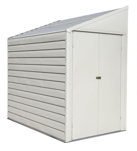 Arrow Shed YS47-A Compact Galvanized Steel Storage Shed with Pent Roof, 4' X 7'