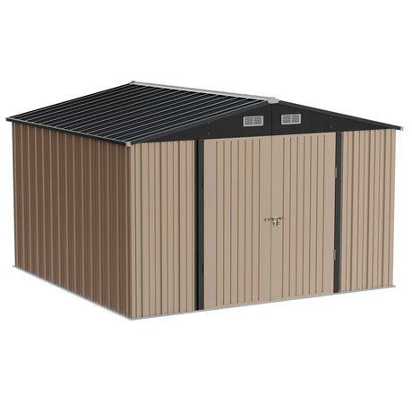 10 Ft. W X 10 Ft. D Metal Storage Shed