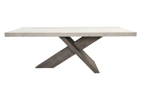Escape Solid Wood Base Dining Table
