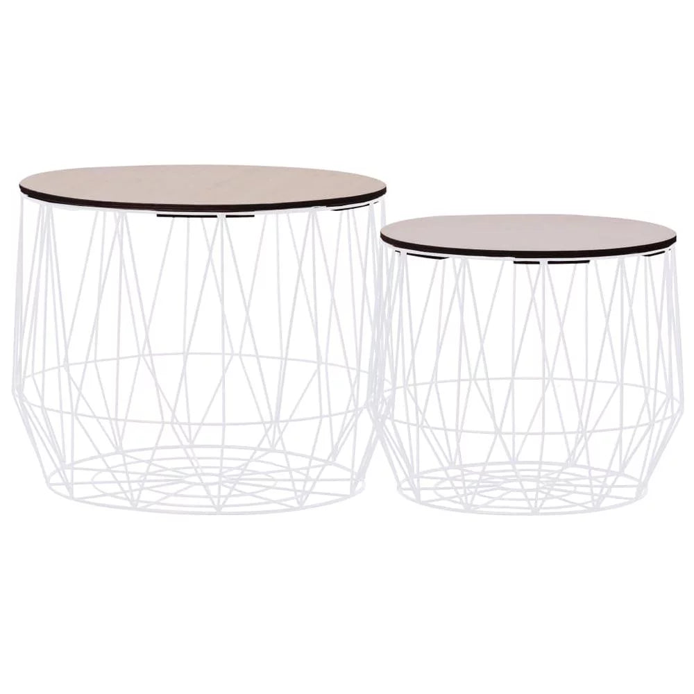 Vidaxl Coffee Table 2 Pcs White, 287662