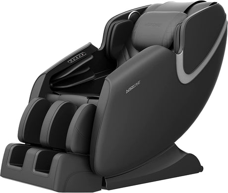 Massage Chair Recliner with Zero Gravity, Full Body Airbag Easy to Assemble with Bluetooth Speaker, Foot Roller Black
