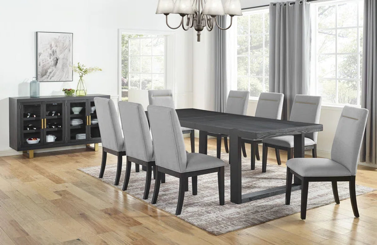 Caio Extendable Solid Wood Base Dining Table