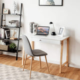 Computer Desk with Storage Drawers, Makeup Vanity Table, Writing Study Desk for Home Office, Dressing Table