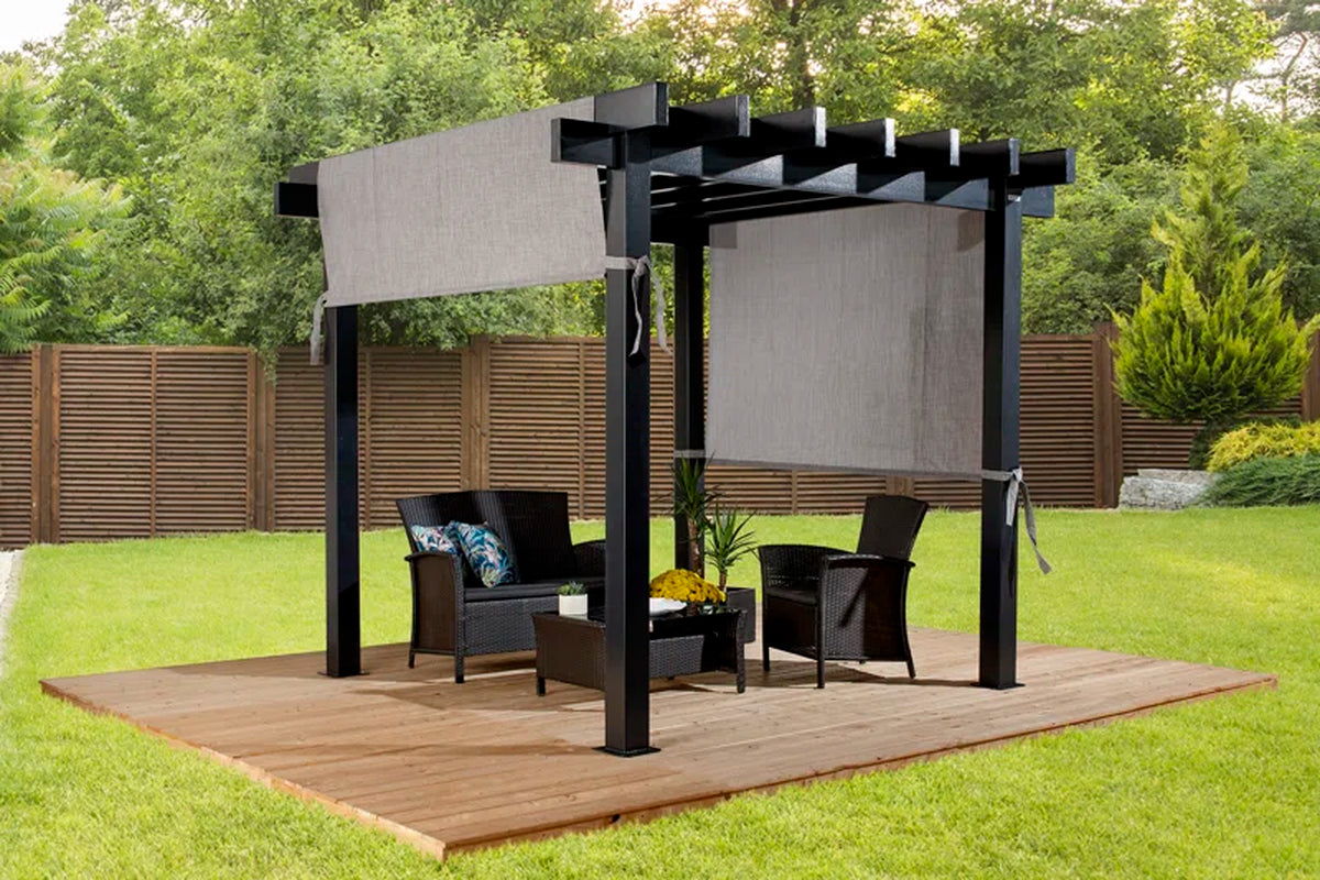 Yamba Metal Pergola with Canopy