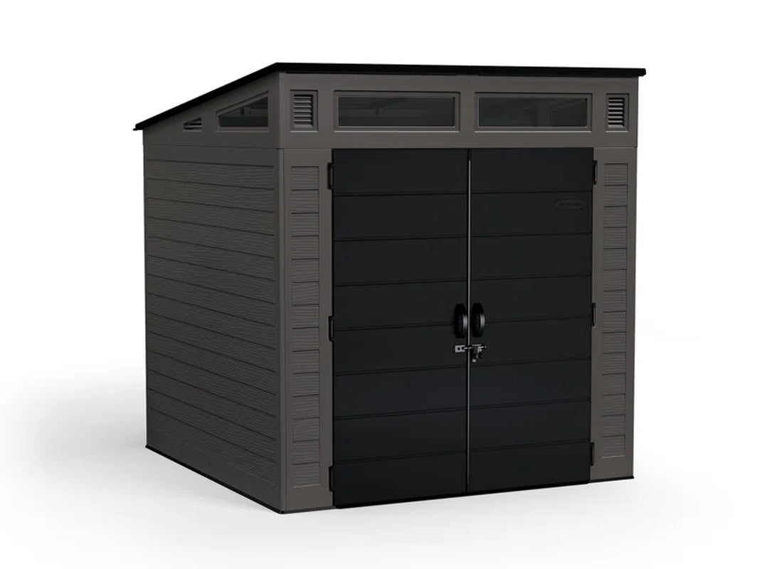 Suncast Modernist 7 Ft. W X 7 Ft. D Resin Storage Shed