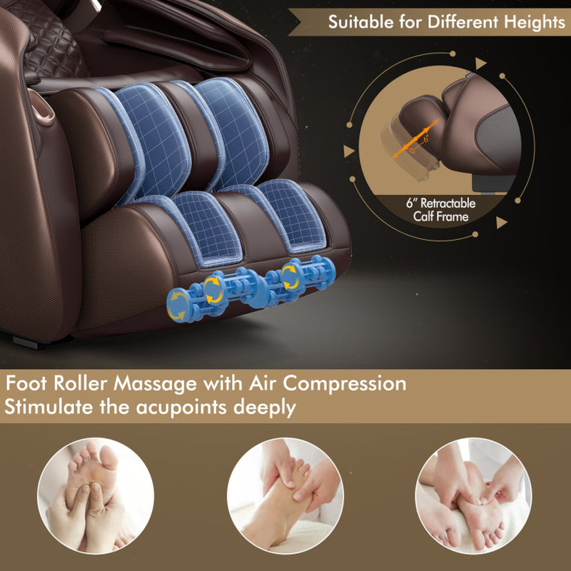 Relaxe Zero Gravity Shiatsu Massage Chair with Heating (Sl-Track)