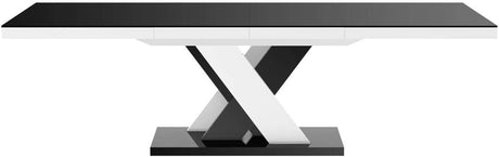 XENNA Extendable Dining Table (Black/White)