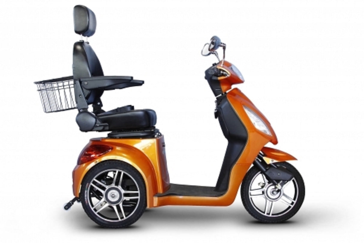 E-Wheels - EW-36 Elite Scooter W/ Electromagnetic Brakes - 3-Wheel - Orange - PHILLIPS POWER PACKAGE TM - $500 VALUE