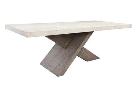 Escape Solid Wood Base Dining Table