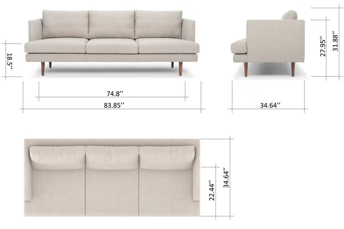 Miller 84'' Upholstered Sofa