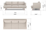 Miller 84'' Upholstered Sofa