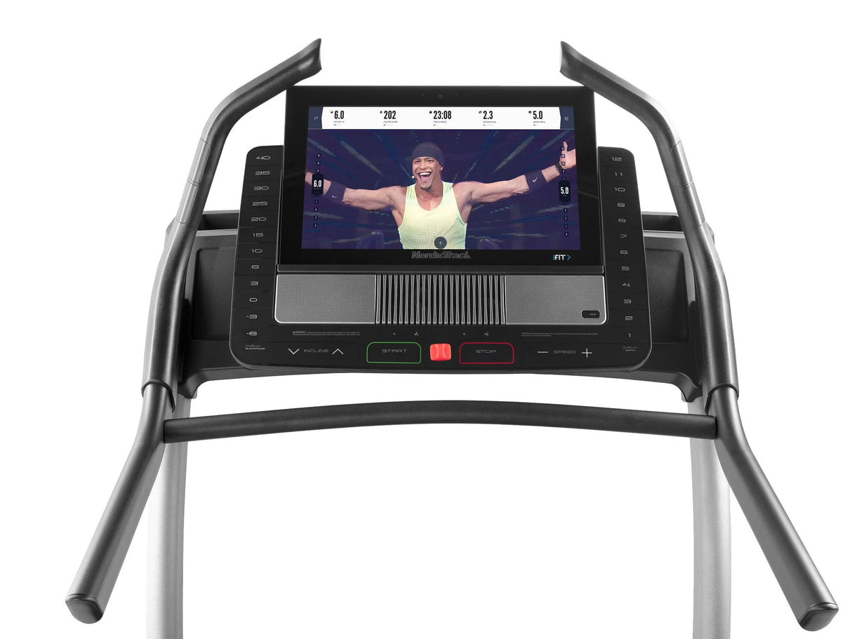 Nordictrack Commercial Series Incline Trainer; Ifit-Enabled Treadmill for Running and Walking with 22” Pivoting Touchscreen