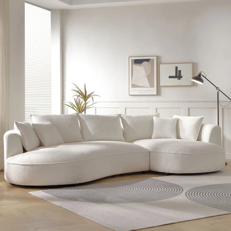 Devontez 124.8" Upholstered Sectional Sofa