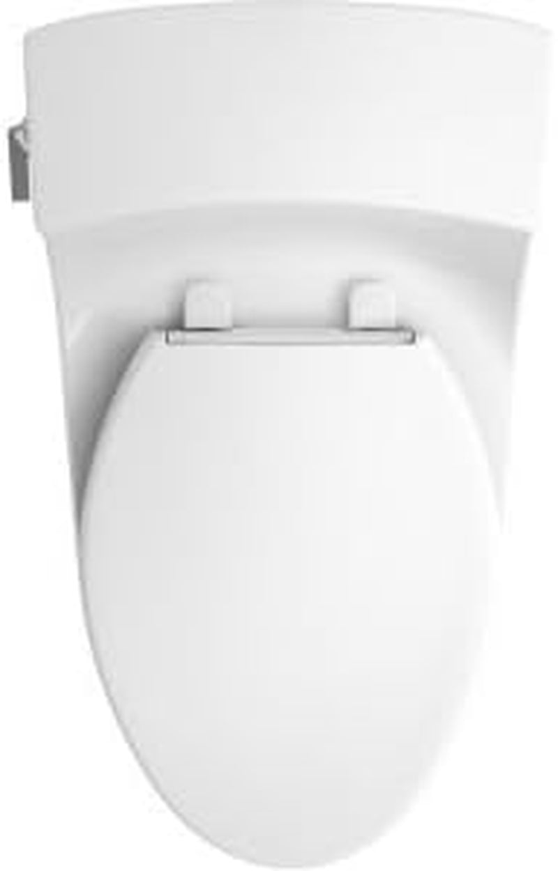 K-5172-58 San Souci Comfort Height Compact Elongated 1.28 GPF Toilet with Aqua Piston Flushing Technology and Left-Hand Trip Lever