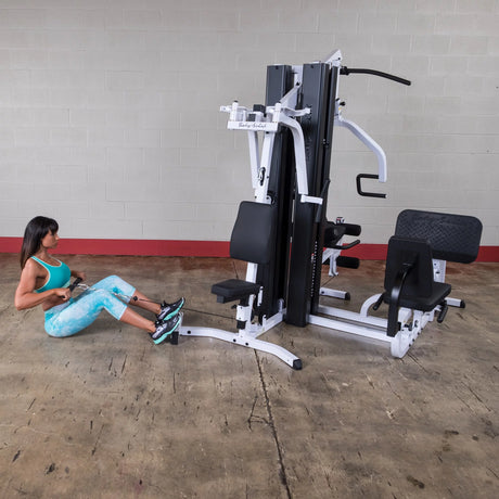 Body Solid EXM3000LPS Commercial Double Stack Gym - 3 Station