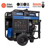 28,000/20,000-Watt Gas Powered Portable Generator with Remote Electric Start and 50 Amp Outlet for Home Backup