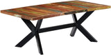 Dining Table, Bar Tableindustrial Style,For Kitchen,Living Room,Party Room,78.7"X39.4"X29.5" Solid Reclaimed Wood(Extremely Fast Delivery)