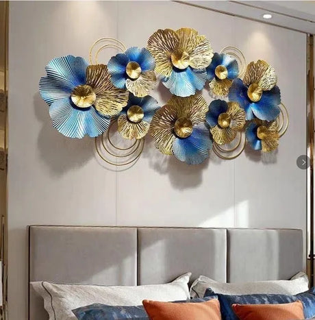 European-Style Living Room Back Wall Three-Dimensional Wall Decoration Leaf Wall Hanging Pieces Porch Decoration Wall Decoration