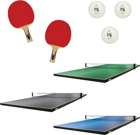 Ping Pong Table for Billiard Table | Conversion Table Tennis Game Table | Table Tennis Table with Ping Pong Paddle Set | Conversion Top for Pool Table Games | Ping Pong Table Top