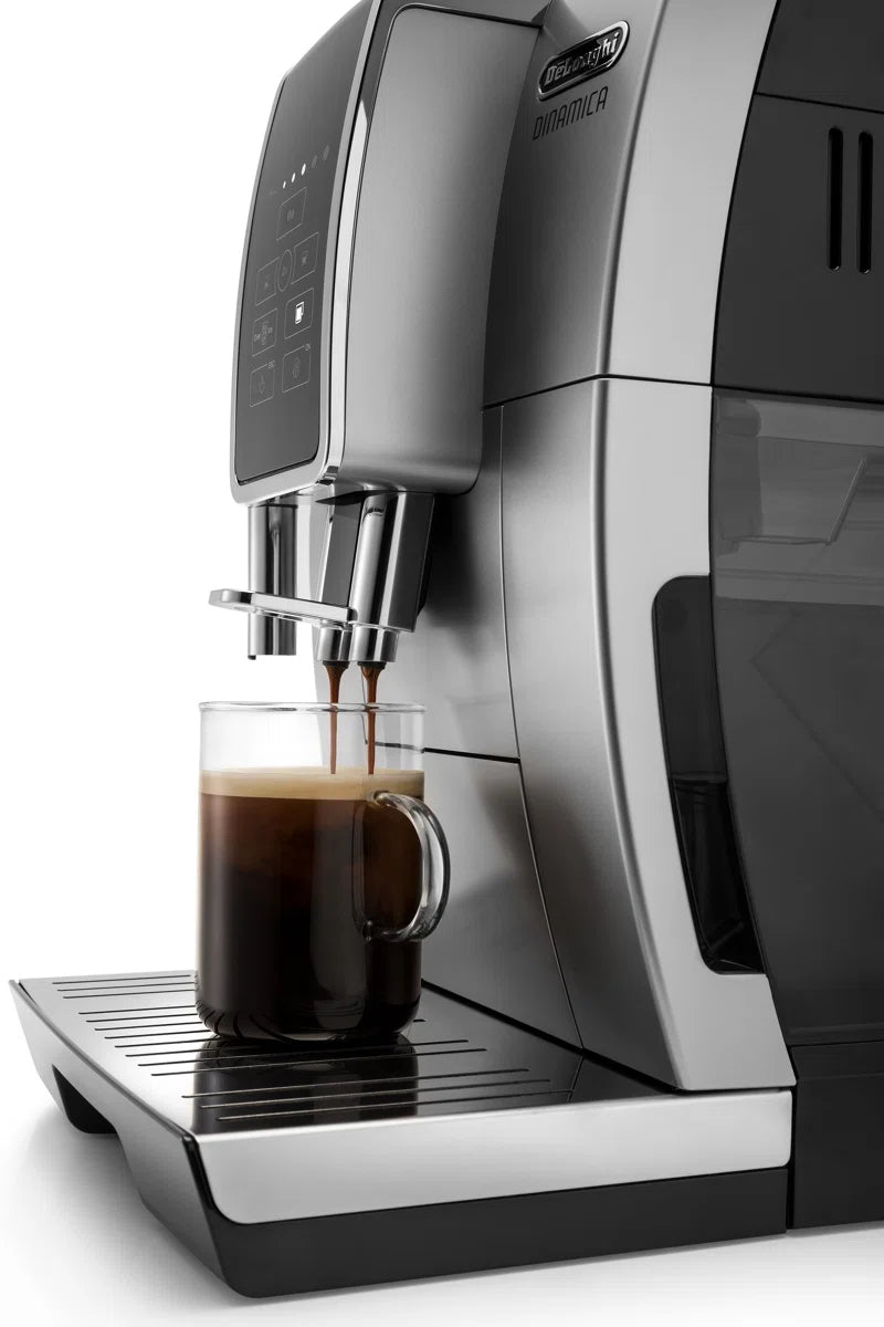 De'Longhi Dinamica Fully Automatic Coffee and Espresso Machine with Premium Adjustable Frother