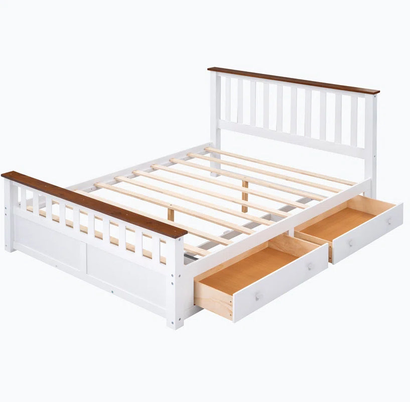 Solid Wood Sleigh 3 Piece Bedroom Set, Bedroom Furniture Sets, Bed Room Set