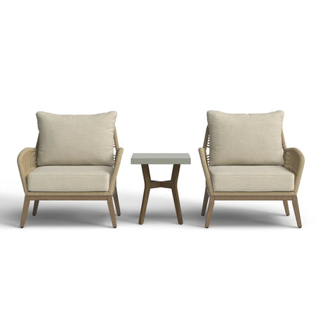 Graham 3 Piece Seating Group with Sunbrella Cushions