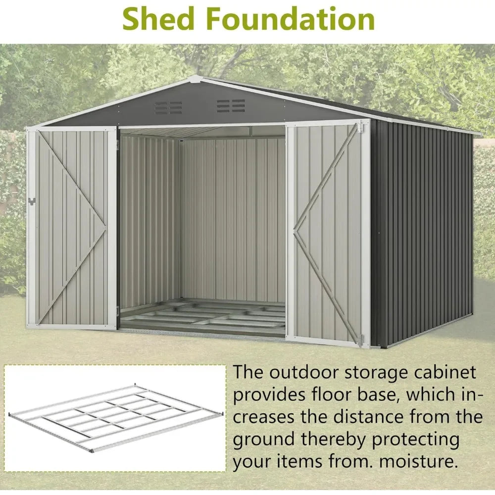 Outdoor Storage Shed, 10FT X 8FT & Outdoors Storages Clearance, Outdoor Storage Shed