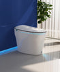 Smart Bidet Toilet Quiet-Closed Heated Seat Sensor Auto, Foot Kick & Blackout Flush, Warm Wash, Night Light