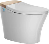 Cosvalve 1.28 Gallons GPF Elongated Chair Height Floor Mounted Bidet Toilet (Seat Included)