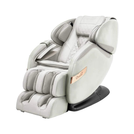 Osaki OS Champ Zero Gravity Full Body Massage Chair Recliner, Cream/Taupe
